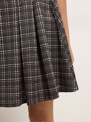 PixieGirl Petite Brown Check Mini Skirt - Image 4 of 5