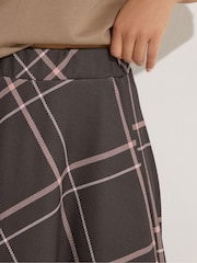 PixieGirl Petite Pink Check Midaxi Skirt - Image 4 of 5