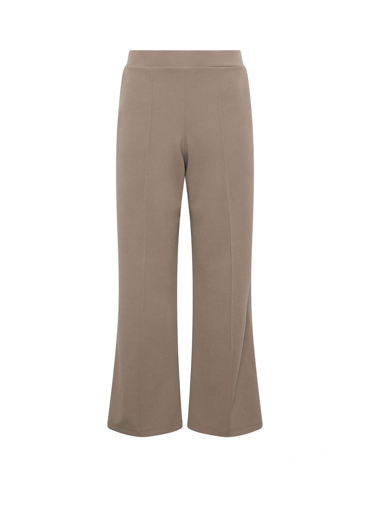 M&Co Natural Petite Twill Pintuck Trousers - Image 5 of 5