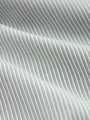 Green Stripe Slim Fit Cotton Stretch Long Sleeve Formal Shirt - Image 8 of 8