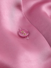 Pink Satin Long Sleeve Shirt - Image 2 of 3