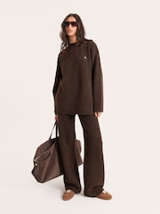 4th & Reckless Knitted Back Logo Brady Jumper - Bild 3 von 5