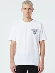 Religion White Dripping Skull T-Shirt - Image 1 of 4
