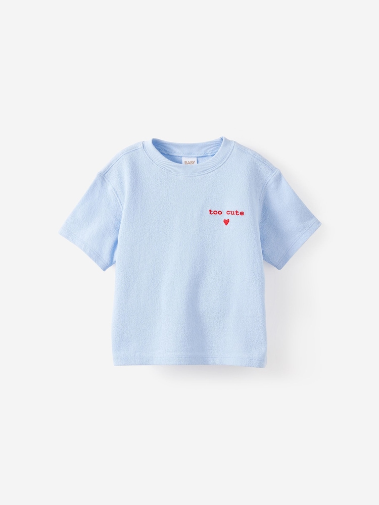 Cotton On Blue Tyla Knit T-Shirt - Image 1 of 3