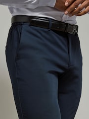 Tailored Athlete Blue Muscle Fit Essential Trousers - Image 5 of 7