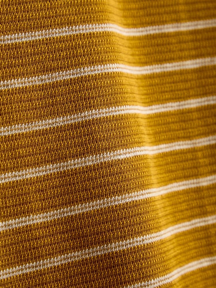 Jojo Maman Bébé Mustard Yellow Mountain Stripe Long Sleeve Appliqué Top - Image 4 of 4 Jojo Maman Bébé Mustard Yellow Mountain Stripe Long Sleeve Appliqué Top - Image 4 of 4