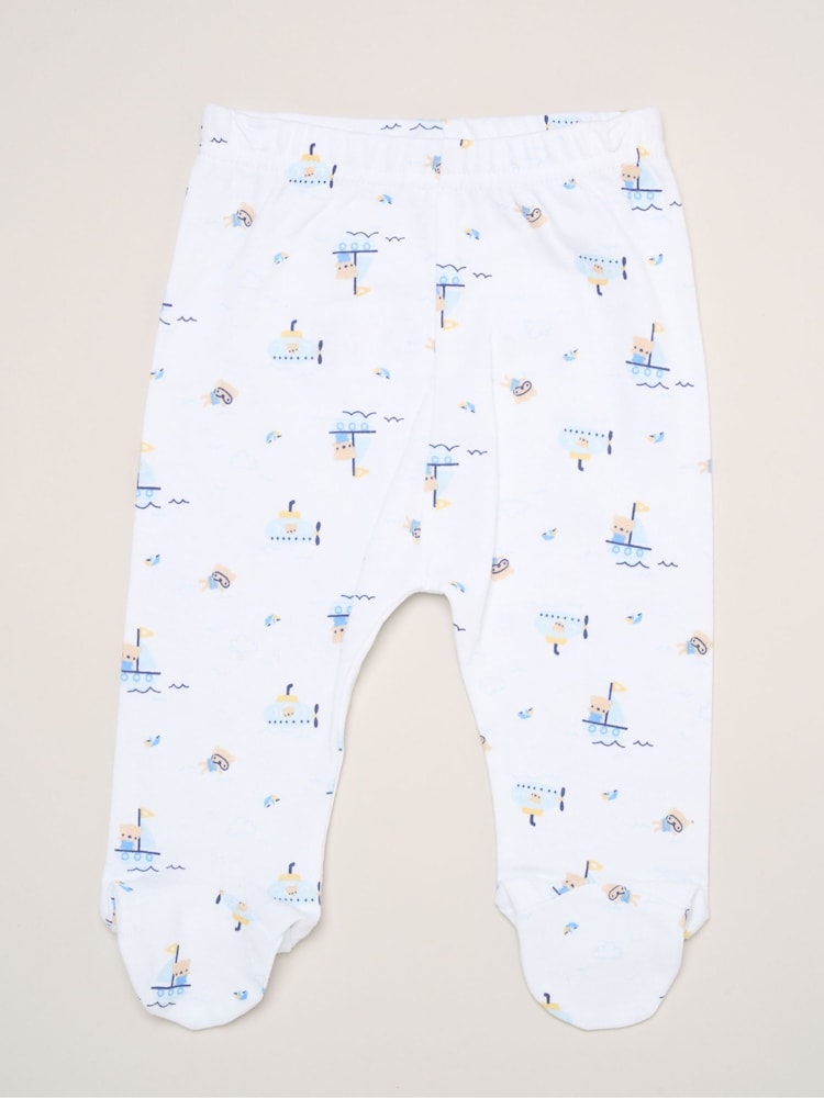 Rock-A-Bye Baby Boutique Blue - Bear and Boat Print Hanging Gift Set 10 Piece - Image 6 of 6 Rock-A-Bye Baby Boutique Blue - Bear and Boat Print Hanging Gift Set 10 Piece - Image 6 of 6