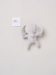 Rock-A-Bye Baby Boutique White - Elephant Print Little Gent Hanging Gift Set 10 Piece - Image 3 of 6