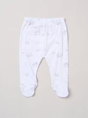 Rock-A-Bye Baby Boutique White - Elephant Print Little Gent Hanging Gift Set 10 Piece - Image 6 of 6