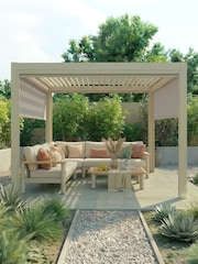Maze Latte Jupiter Frame, accessories & assembly service Pergola 3x3m - Image 2 of 6