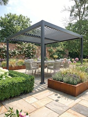 Maze Grey Eden Frame & assembly service Pergola 4x4m - Image 2 of 5
