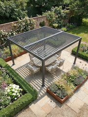 Maze Grey Eden Frame & assembly service Pergola 4x4m - Image 3 of 5