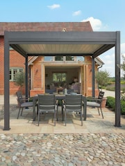Maze Grey Jupiter Frame & accessories Pergola 3x3m - Image 1 of 6
