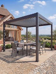 Maze Grey Jupiter Frame Pergola 3x3m - Image 1 of 7