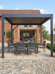 Maze Grey Jupiter Frame Pergola 3x3m - Image 3 of 7