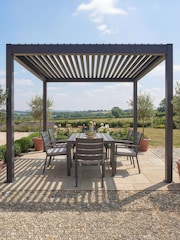 Maze Grey Jupiter Frame Pergola 3x3m - Image 5 of 7