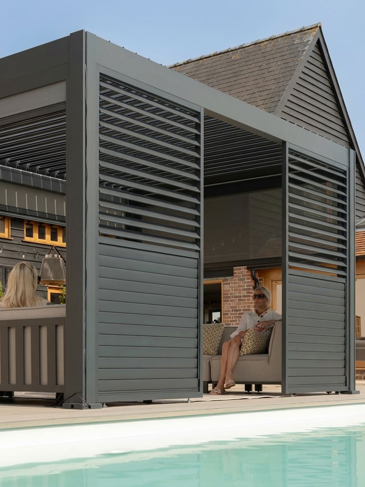 Maze Grey Jupiter Frame, accessories & assembly service Pergola 3x4m - Image 1 of 6