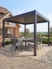 Maze Grey Jupiter Frame & assembly service Pergola 3x3m - Image 2 of 7