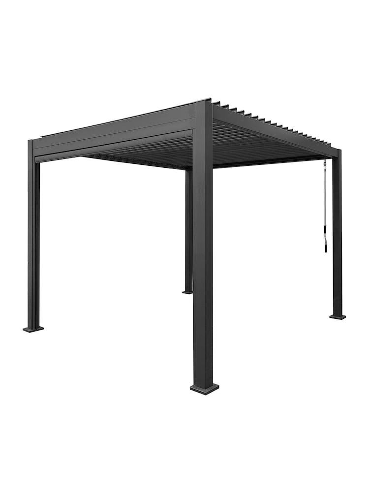 Maze Grey Jupiter Frame & assembly service Pergola 3x3m - Image 7 of 7