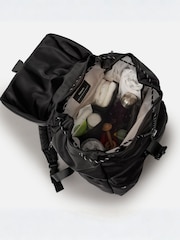 Finnson Black Print Elise Changing Bag Backpack With Mat - Image 4 of 6