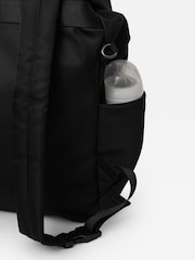 Finnson Black Print Elise Changing Bag Backpack With Mat - Image 6 of 6