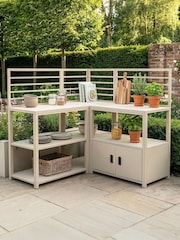 Maze 3 Piece Latte Sicily Corner Outdoor Kitchen Top - Image 1 of 6