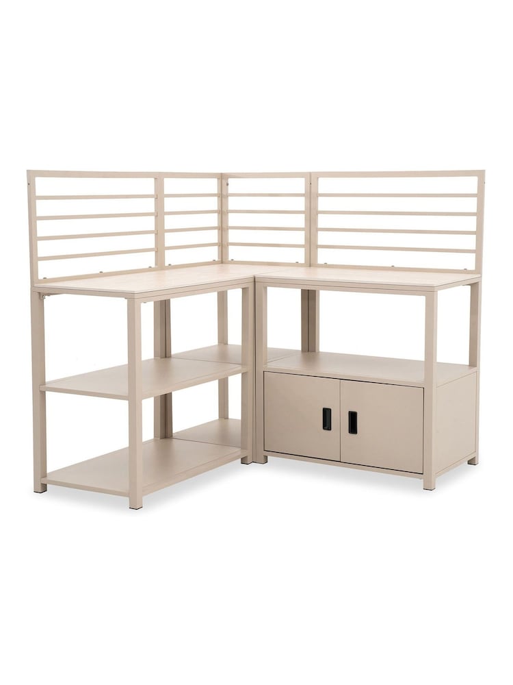 Maze 3 Piece Latte Sicily Corner Outdoor Kitchen Top - Image 6 of 6