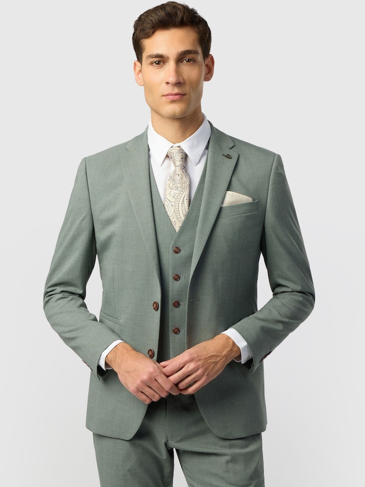 Antique Rogue Green Plain Jacket - Image 1 of 4