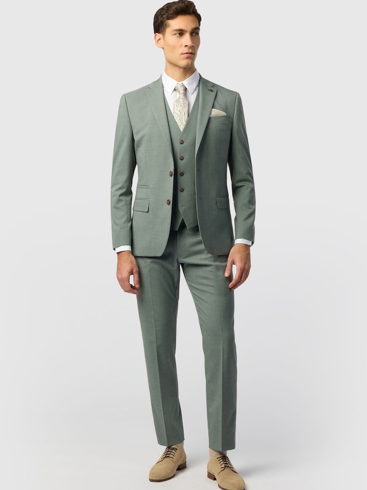 Antique Rogue Green Plain Jacket - Image 2 of 4