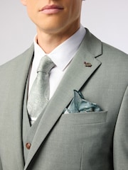 Antique Rogue Grey Paisley Wedding Tie 7Cm - Image 3 of 3