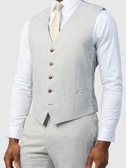 Antique Rogue Grey Texture Waistcoats - Image 1 of 2