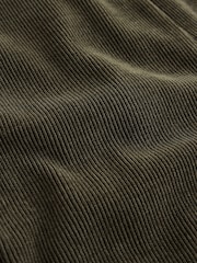Khaki Green Corduroy Stirrup Leggings - Image 9 of 9