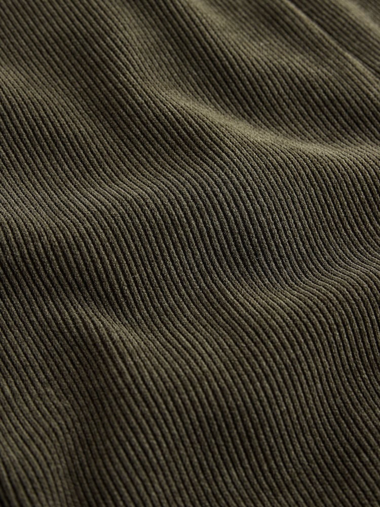 Khaki Green Corduroy Stirrup Leggings - Image 9 of 9 Khaki Green Corduroy Stirrup Leggings - Image 9 of 9
