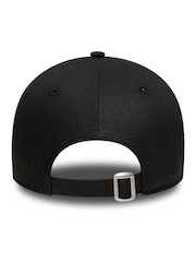 New Era Black Faux Deer Print Infill 9Forty New York Yankees Cap - Image 6 of 7