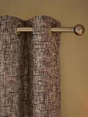 Cortinas de chenille texturizadas com ilhós - Imagem 1 de 5