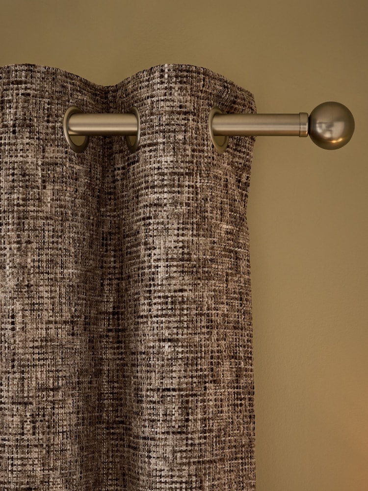 Cortinas de chenille texturizadas com ilhós - Imagem 1 de 5 Cortinas de chenille texturizadas com ilhós - Imagem 1 de 5