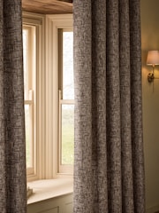 Cortinas de chenille texturizadas com ilhós - Imagem 3 de 5