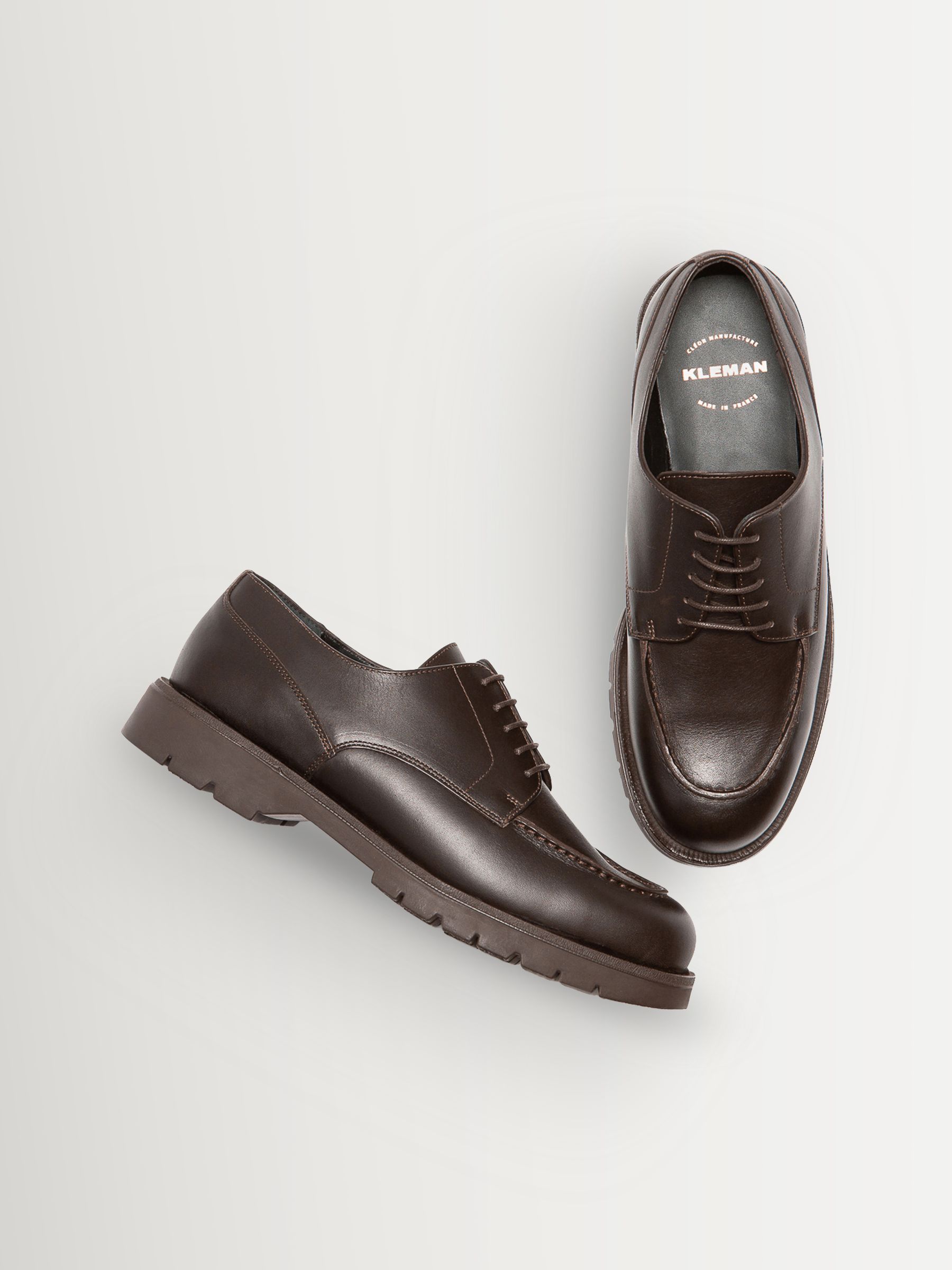 Buy KLEMAN Brown Frodan Leather Shoes from Next USA