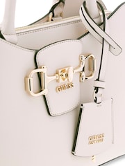 Guess Grey Janie Girlfriend Satchel Bag - Image 4 of 4