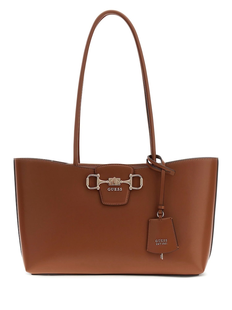 Guess Brown Janie Girlfriend Carryall Bag - Image 1 of 3