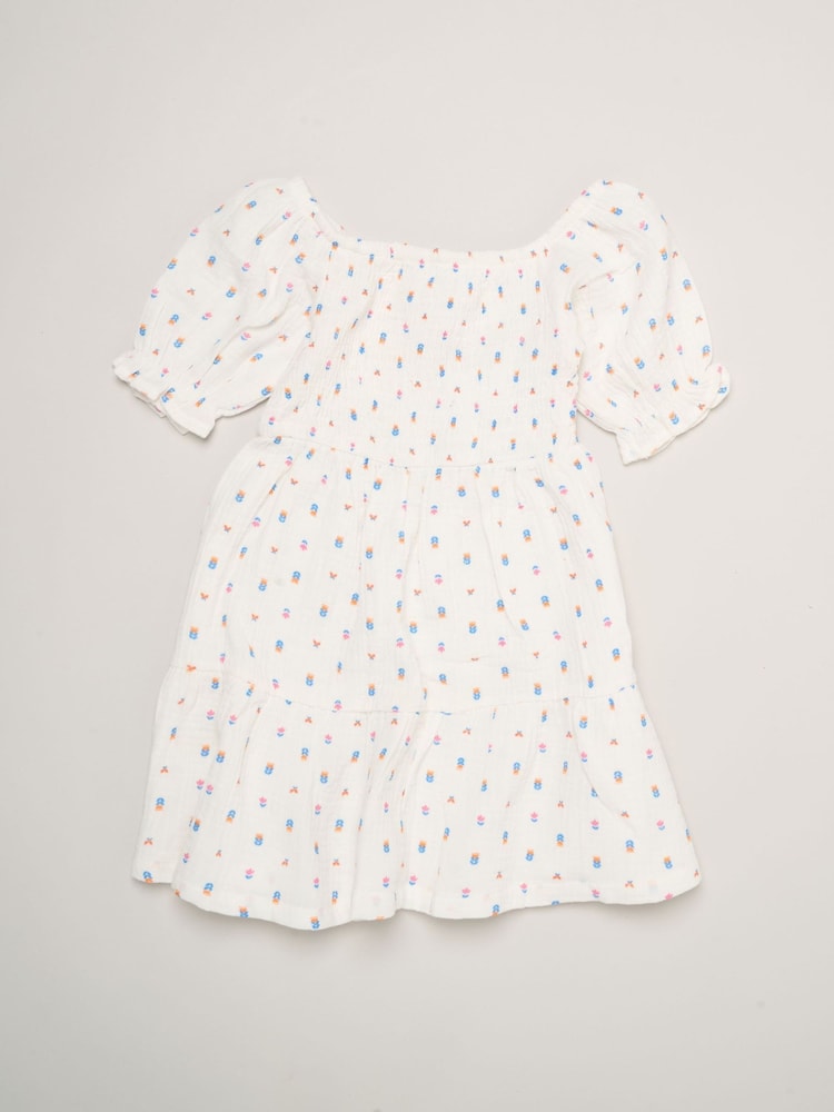 Miss Pink Floral Print And Chambray Dresses 2 Pack - Image 5 of 5