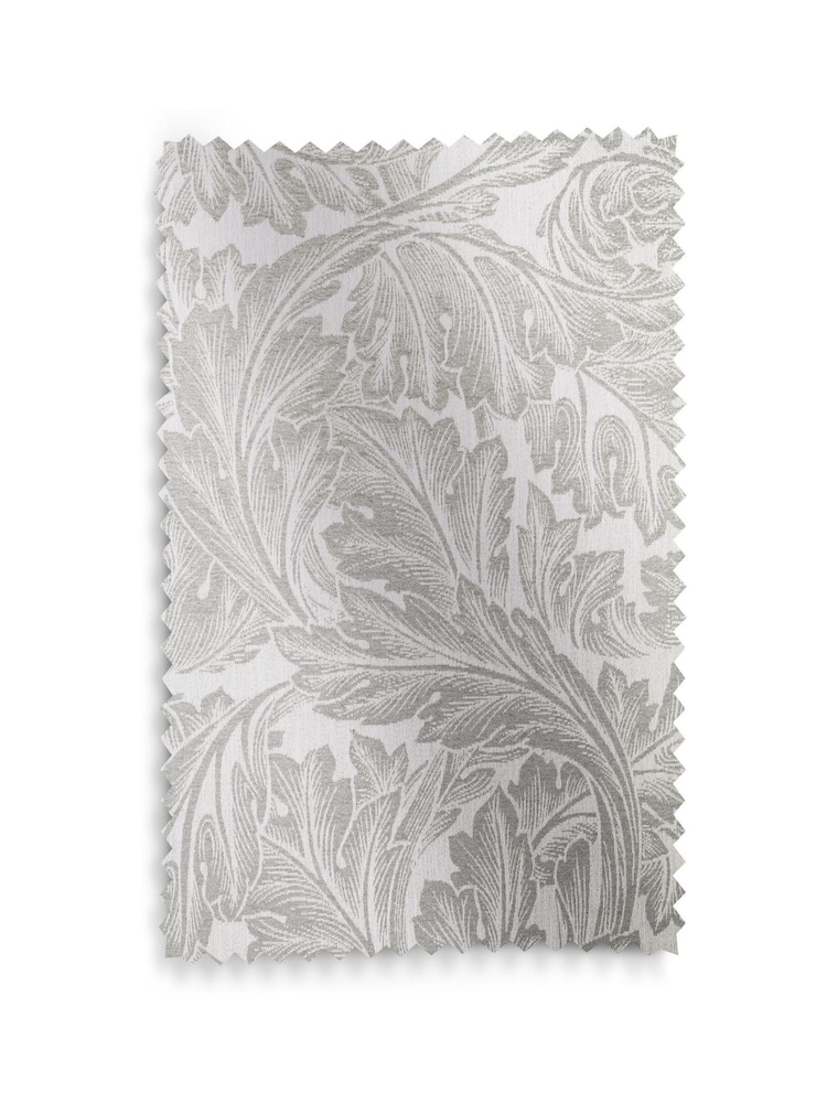 William Morris At Home Mist Acanthus Boucle Made to Measure Curtains - Image 6 of 6
