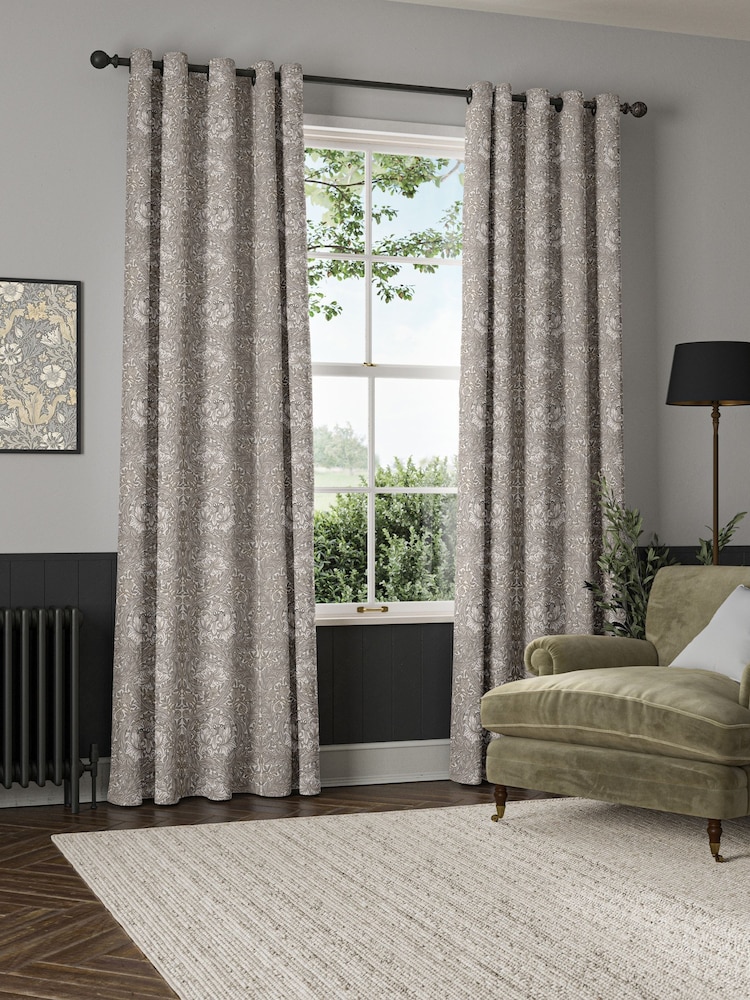 William Morris At Home Smoke African Marigold Made to Measure Curtains - Image 2 of 9