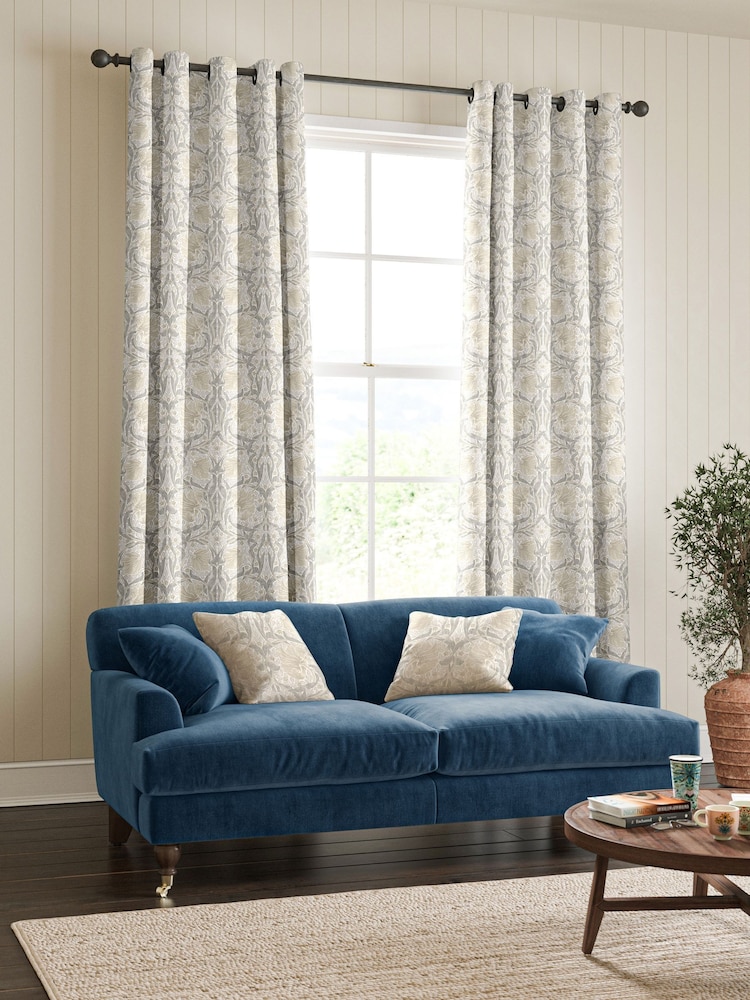 William Morris At Home Pebble Pimpernel Made to Measure Curtains - Image 2 of 9