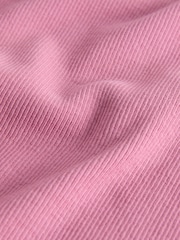 The Set 3 Pack Scallop Trim Ribbed Vests Burgundy Red/Pink/Cream - Image 10 of 11