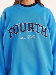 4th & Reckless Blue Leon Sweatshirt - Image 4 of 6