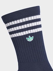 adidas Golf Navy Originals Crew Socks - Image 4 of 4