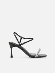 Simmi London Polly Diamante Heeled Sandals - Imaginea 2 din 4