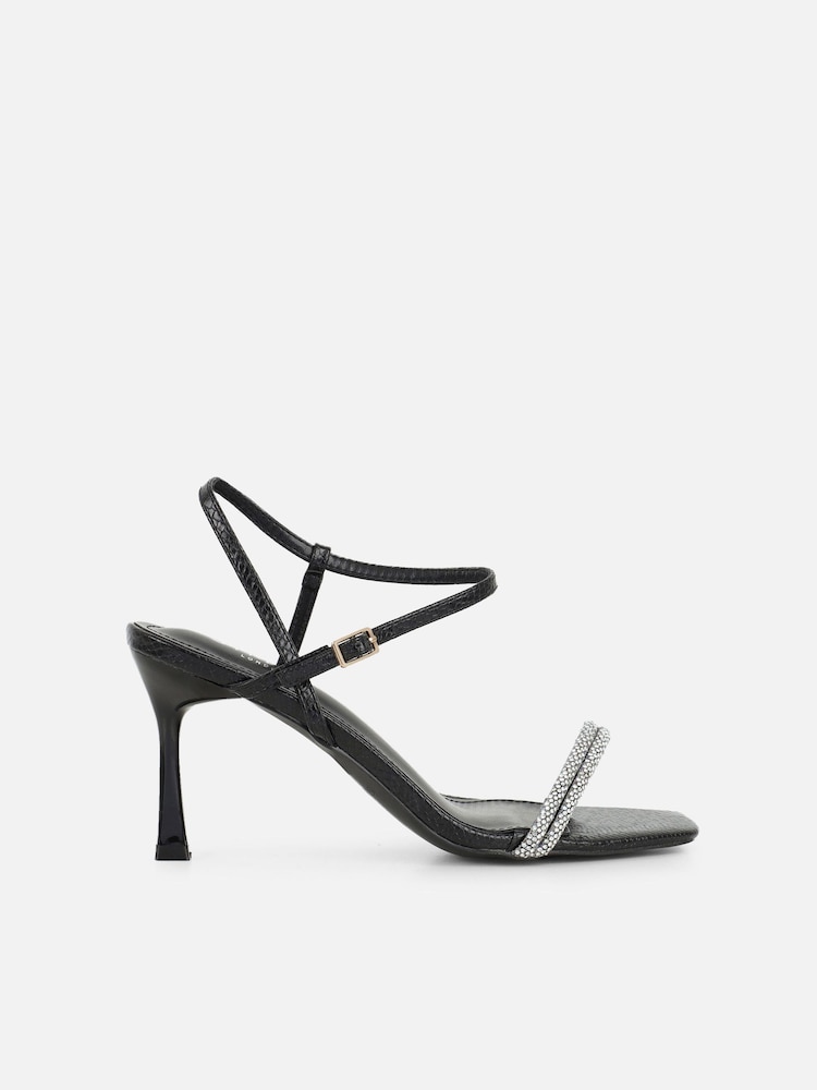Simmi London Polly Diamante Heeled Sandals - Imaginea 2 din 4