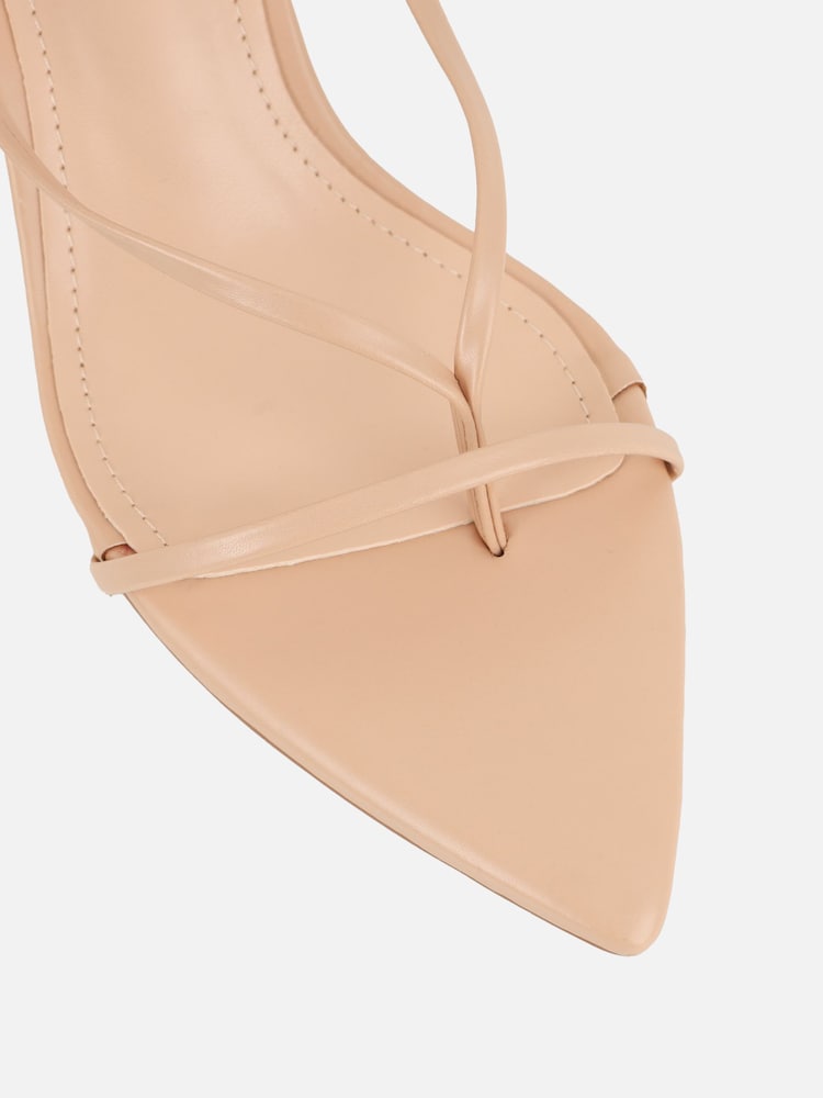 Simmi London Nude Gigi Strappy Heeled Sandals - Image 4 of 4